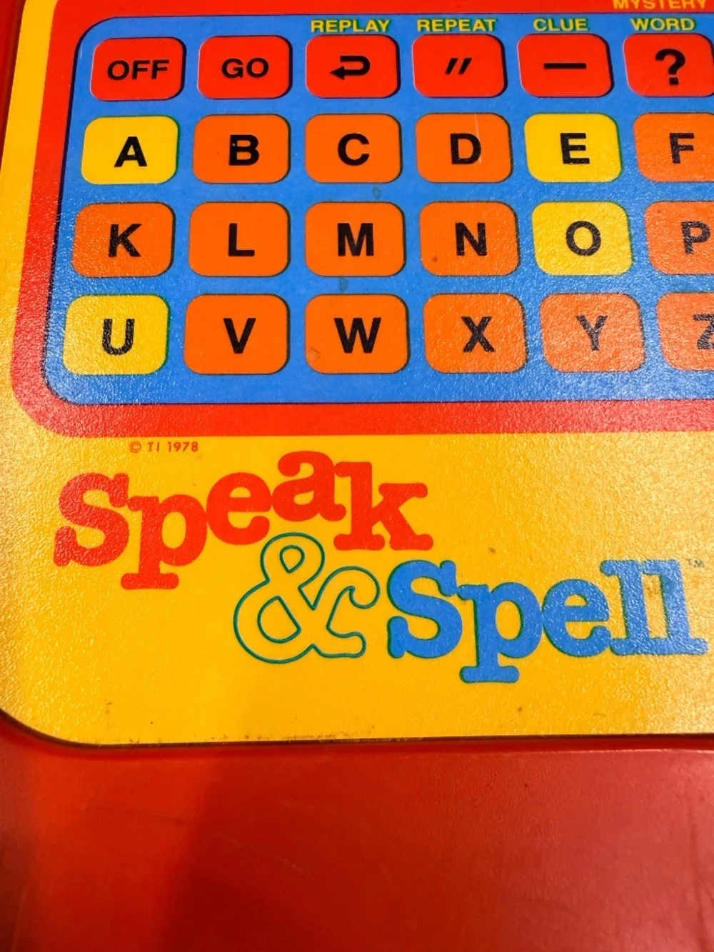 TEXAS INSTRUMENTS 1978 Speak & Spell Game